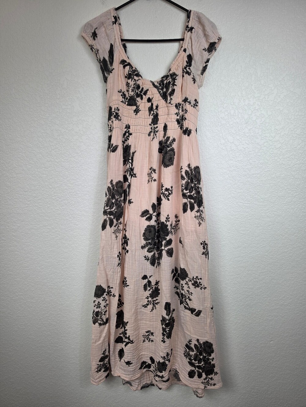 Free People Pink Floral Sleeveless Dress